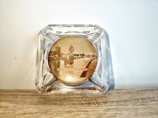 Ancien Cendrier En Verre Vintage Le Port Des Sables d'Olonne