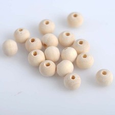 50 ou 100 pièces Perle en bois 6mm Naturel Creation Bijoux, Bracelet Collier