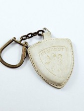 PORTE-CLES - PEUGEOT 1960s Cuir Vintage CHARLEVILLE - 104 204 304 404 504