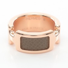 Bague HERMES Olympe PM plaqué