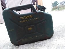 Jerrycan Métal BP Thermixine bidon jerrican industriel publicité garage shell 