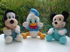 LOT 3 PELUCHES BEBES  DISNEY