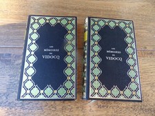  Les mémoires de Vidocq - 2 tomes - Editions François Beauval - 1968