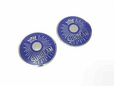 Paire d'insignes bleus