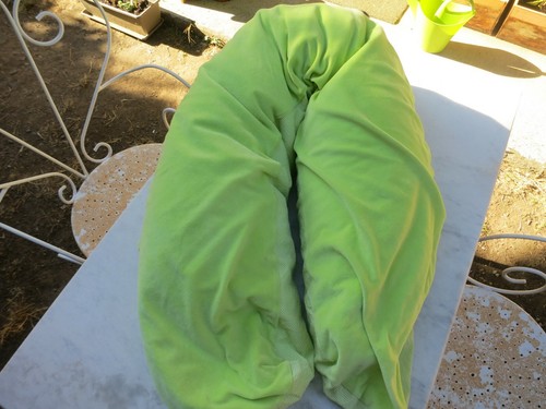 Coussin allaitement vert - coussin, d'allaitement