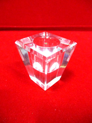 Ancien petit encrier verre - en,