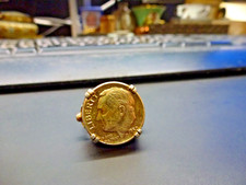 rare chevaliere US,président Truman,plaquée or,Taille 50,poids 5,86g,datée 1952