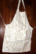 TABLIER FILLETTE  EN VERITABLE MADRAS IMPRIME ***