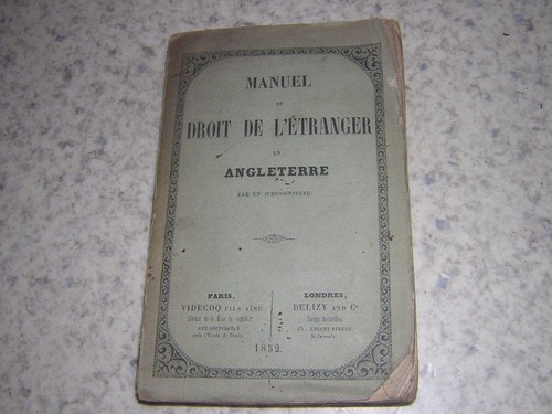 1852 manuel droit - 1852.manuel, du