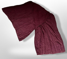 ? Très jolie écharpe de grande taille et toute douce bordeaux 200 X 105 cm