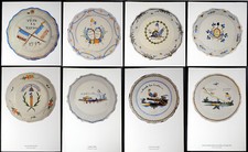8 MENU Air France Assiettes Révolution Française Nevers Photo Josse