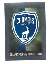 PANINI FOOT 2017 : ECUSSON BADGE CHAMOIS NIORTAIS N°887  NEUF