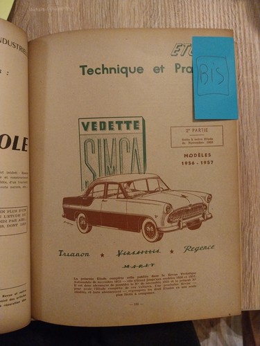 Revue technique simca - technique,