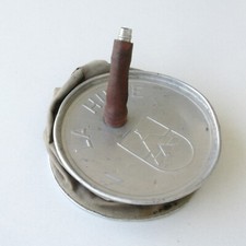 Ancien gonfleur pour matelas pneumatique LA HUTTE en toile sans embout collector