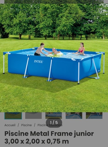 Piscine tubulaire intex - piscine,