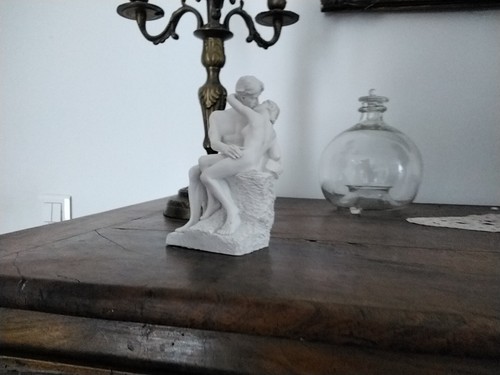 Statuette baiser rodin - le,