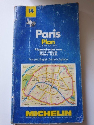 Plan paris 1987 - plan,