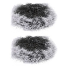  2 Pcs Bonnette De Micro Couvercle Réduction Bruit Microphone Accessoires