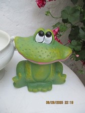Grenouille vintage décoration du jardin hauteur 26 cm