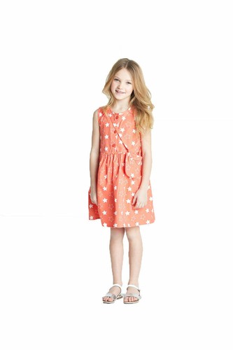 Robe imprimée étoile - , fille