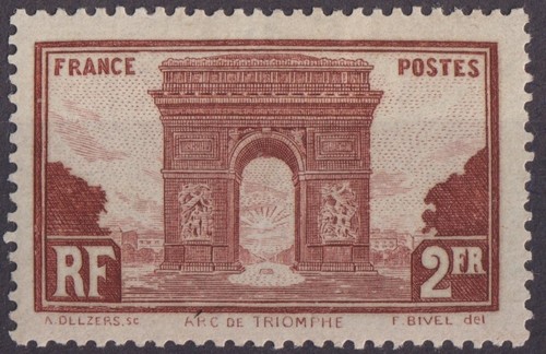 Timbre france neuf 258 arc - timbre, *