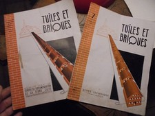 Tuiles et Briques Ancien Magazine de la Tuilerie et de la Briqueterie 1951