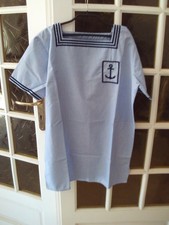 MILITARIA : CHEMISETTE BLEUE MARINE NATIONALE