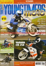 YOUNGTIMERS MOTO 33 SUZUKI RGV 250 FZR YAMAHA HONDA XLV 750 BMW R60/5 ENFIELD