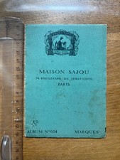 Catalogue ALBUM 654 MAISON SAJOU PARIS Broderie Dessin Usine Outils France Tarif