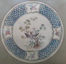 Aquarelle, assiette en