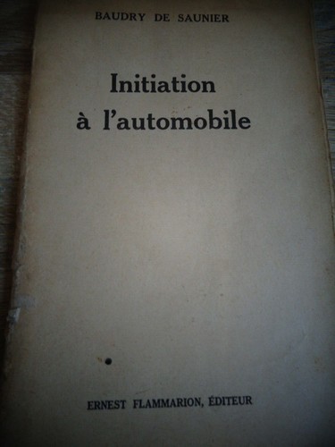 Initiation automobile - initiation, "