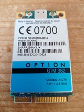 Carte 3G Wireless FUJITSU SIEMENS ESPRIMO MOBILE U9210 / MO0402 / GTM 382