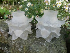2 Tulipes de lustre ou