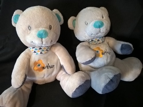 Lot peluche doudou - arthur, et