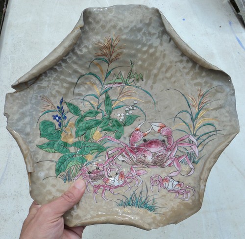 Ancienne assiette plat - assiette,
