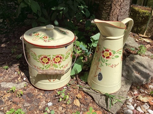 Anciens broc seau eau - broc, en