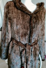 manteau fourrure vison véritable