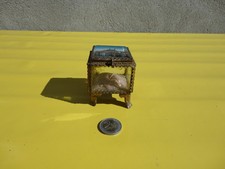 Ancienne petite boîte à bijoux verre biseauté ville le puy