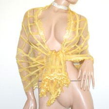 Étole femme jaune foulard 30%