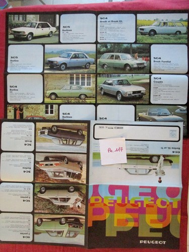 117 peugeot gamme 1979 - gamme,