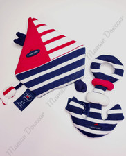 Doudou Plat Bateau Poisson