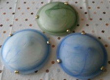 Lot de 3 suspensions (luminaires) de plafond de diamètre  environ 30 cm