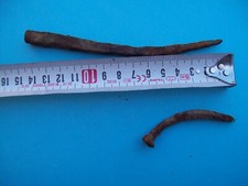 2 ANCIENS CLOUS FER FORGÉ