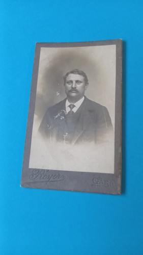 Photo cdv homme photographe - ,