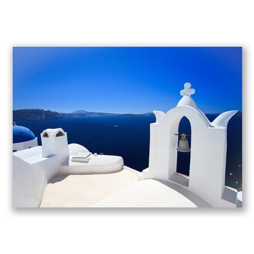 Stampa tela santorini - -,
