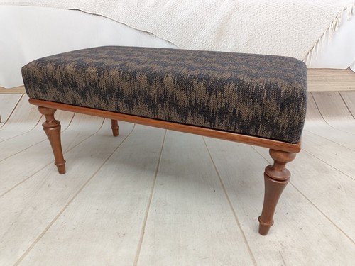 Upholstered bench coffee - upholstered, bench,