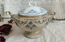 Soupière K&G Keller et Guérin Lunéville  Faïence Ancien Vaisselle French Dishes