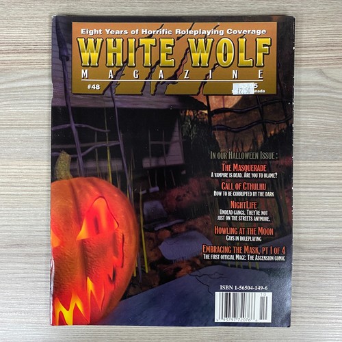 Magazine white wolf rpg - white,