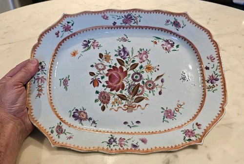 Rare grand plat - plat, 18eme