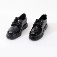 Chaussures en cuir PU à l'échelle 1:6, jouets faits à la main pour figurines